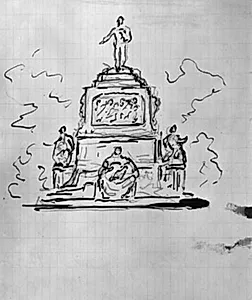 Udkast til "Monument au travail"