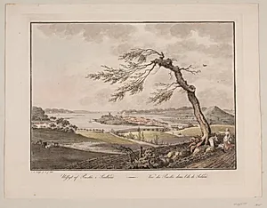 Udsigt af Præstø i Sjælland by Søren L. Lange