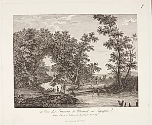 Udsigt fra Madrids omegn (2e Vue des Environs de Madrid en Espagne) by Jeanne Deny