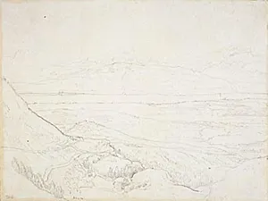 Udsigt mod Montblanc fra Col de la Faucille by Théodore Rousseau