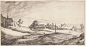 Udsigt mod Muiderberg by Geertruyt Roghman