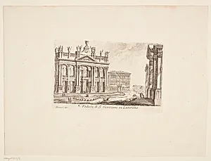 Udsigt mod S. Giovanni in Laterano by Giovanni Battista Piranesi