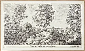 Udsigt over Conflan nær Jury by Albert Flamen
