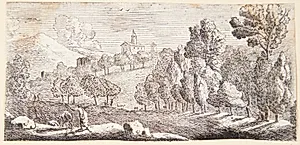 Udsigt over Conflans by Reinier Zeeman