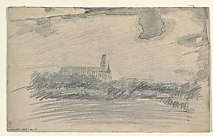 Udsigt over Koldinghus by Niels Larsen Stevns
