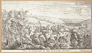 Udsigt over la petit Garenne nær Longuetoise by Albert Flamen