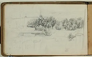 Udsigt over Peblingedosseringen mod Søtorvet by Niels Larsen Stevns