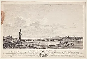 Udsigt over Pont de Neuilly (Vuë du Pont de Neuilly près Paris)