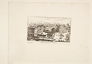 Udsigt over Villa Lodovisi by Giovanni Battista Piranesi