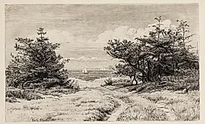 Udsigt til Havet by Carl Bloch