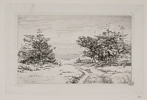 Udsigt til Havet by Carl Bloch