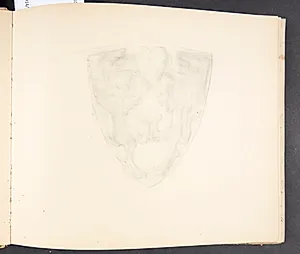 Udvisket våbenskjold by Agnes Slott-Møller