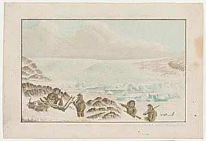 "Umánap erkâne, ingnerit kinguane sermerssuak. Ingnerit-iisfjorden, Nordgrønland" by Lars Møller