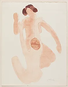 "Une splendide créature que j'avais aimée la veile." by Auguste Rodin