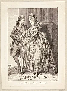 Ung mand, der holder sin elskedes hånd (Les Mariés selon la Coutume)