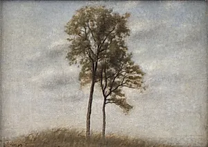 Unge ege by Vilhelm Hammershøi