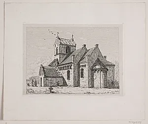 Uvelse kirke by Jacob Kornerup