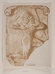 Våbenløberen. Græsk relief