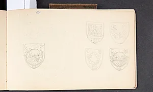 Våbenskjolde by Agnes Slott-Møller