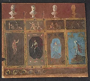 Vægdekorationer til Valhøj 1838/1839 by Lorenz Frølich
