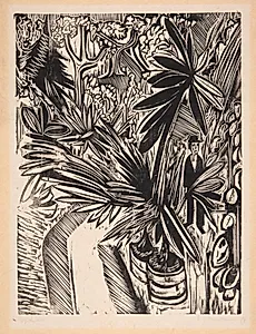 Væksthus. Jena by Ernst Ludwig Kirchner