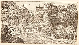 Vandmøllen by Allaert van Everdingen