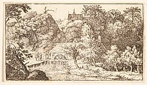 Vandmøllen by Allaert van Everdingen