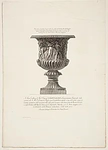 Vase med bakkanalsk optog by Giovanni Battista Piranesi