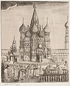Vasilij-katedralen i Moskva by Ubekendt