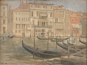 Ved Canal Grande i Venedig
