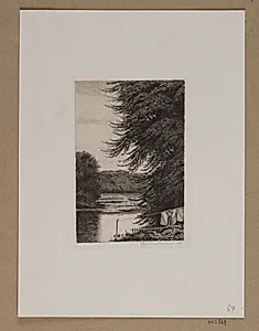 Ved en sø by Josepha Martensen