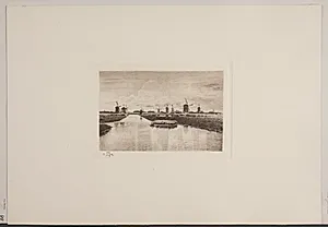 Ved Kinderdijk i Holland