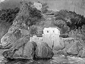 Ved kysten. Amalfi by Theodor Philipsen