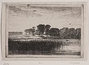 Ved Vesterborg sø by C.A. Kølle