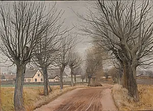 Vej ved Vinderød by L.A. Ring