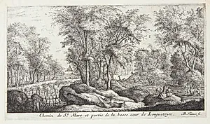 Vejen St. Mars nær Longuetoise by Albert Flamen