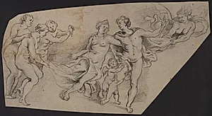 Venus og Adonis by Ubekendt
