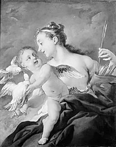 Venus og Amor by Jean Francois de Troy