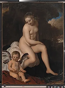 Venus og Amor by Jacob van Loo