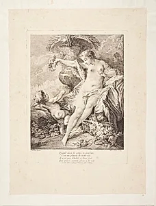 Venus og Amor by Mlle Contad