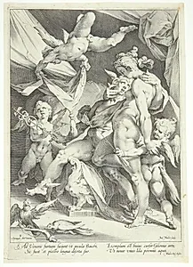 Venus og Merkur by Jan Harmensz. Muller