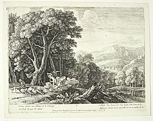 Venus sørger over Adonis' død by Herman van Swanevelt