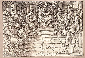 Verginius for Appius Claudius by Tobias Stimmer