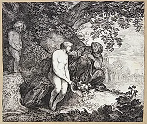 Vertumnus og Pomona by Moyses van Wtenbrouck