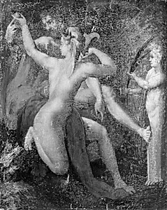 Vertumnus og Pomona by Ubekendt