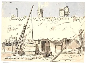 Vesterbys observatorium på Læsø by Martinus Rørbye