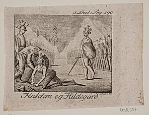 Vignet. Haldan og Hildegard