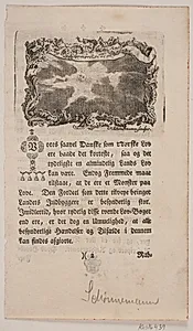 Vignet med måne imellem skyer by Schönemann