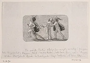 Vignet til "Brudgomsvalget" by Waldemar Bøhme
