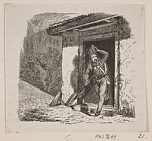 Vignet til Fabricius' Danmarks historie by H.C. Henneberg